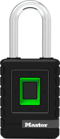Master Lock 4901EURDLHCC Ujjlenyomat olvasós Biztonsági Lakat - Fekete