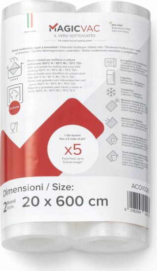 MagicVac ACO1026 Címkézett Vákuum csomagoló fólia (6 m/tekercs)