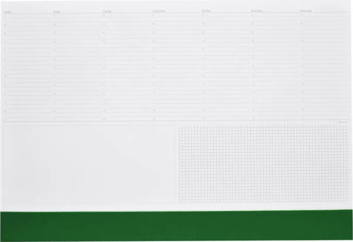 Realsystem 570 x 390mm Asztali könyöklő - Zöld