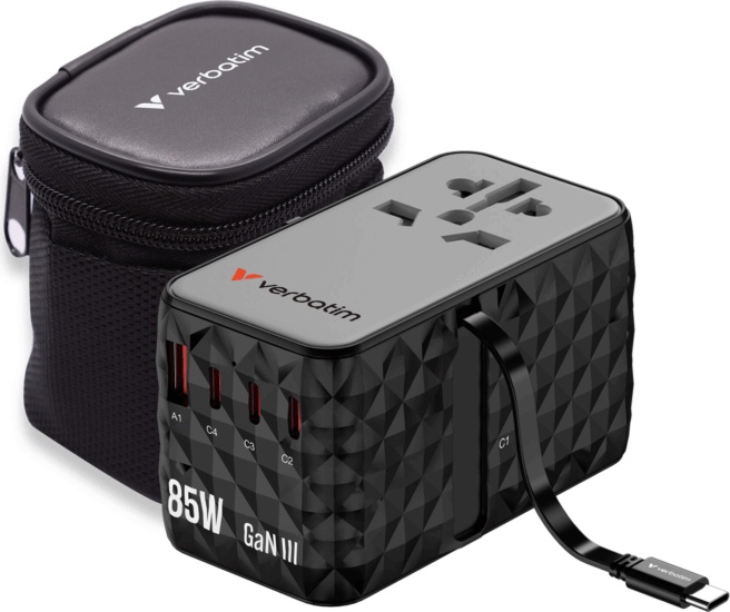 Verbatim Charge´n´Travel Univerzális Utazó Adapter - Fekete Verbatim Charge´n´Travel Univerzális Utazó Adapter - Fekete