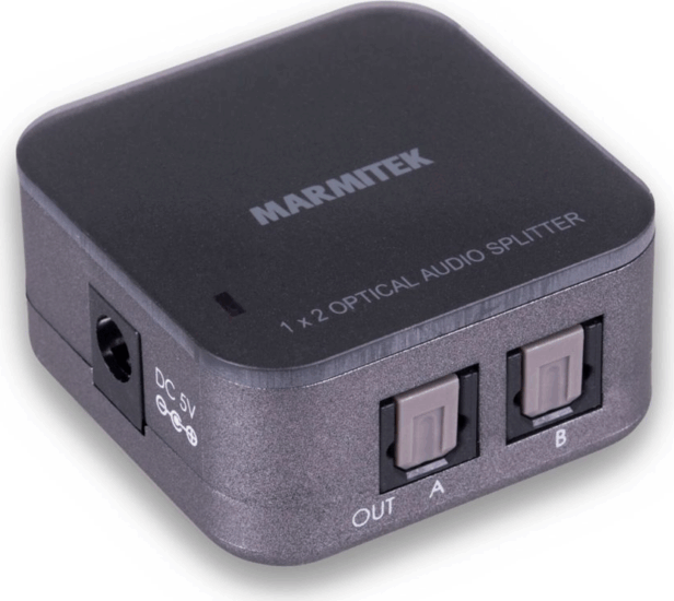 Marmitek TS12 Audio Toslink elosztó/Splitter 1 bemenet 2 kimenet