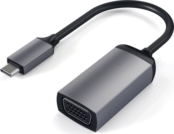 Satechi USB-C apa - VGA anya átalakító adapter - Fekete Satechi USB-C apa - VGA anya átalakító adapter - Fekete