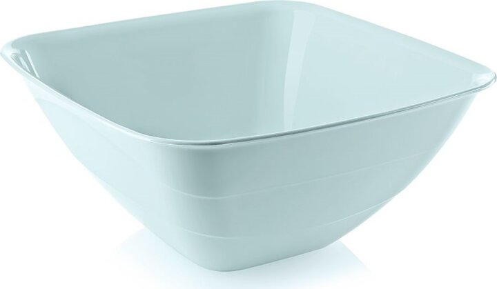 Titiz Iris Négyzet alakú Műanyag tál 5L - Kék