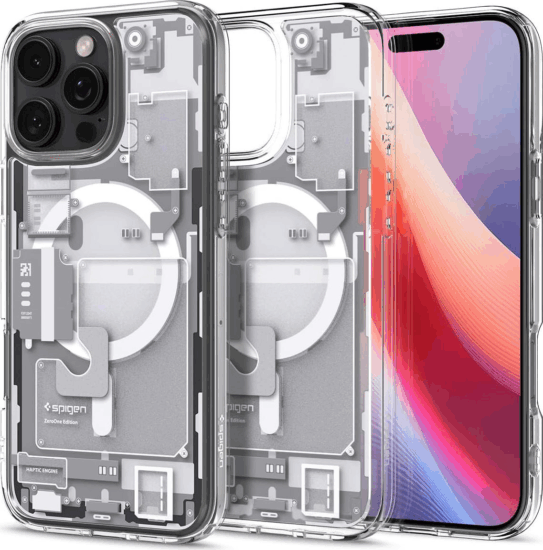 Spigen MagSafe iPhone 16 Pro Max Tok - Átlátszó
