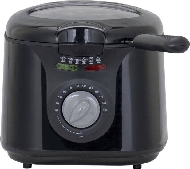 Hausberg HB-1331NG 1450W Olajsütő 2,5L 1450 Watt - Fekete Hausberg HB-1331NG 1450W Olajsütő 2,5L 1450 Watt - Fekete