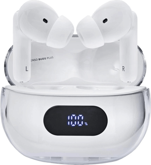 Intenso Buds Plus T312AE TWS Bluetooth Fülhallgató Headset - Fehér Intenso Buds Plus T312AE TWS Bluetooth Fülhallgató Headset - Fehér