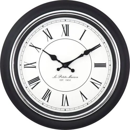 Mebus 12968 Quarz Falióra Ø 30cm - Fekete