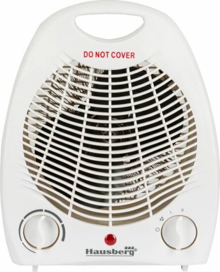 Hausberg HB-8501AB Szabadonálló Elektromos Hősugárzó 2000 W - Fehér