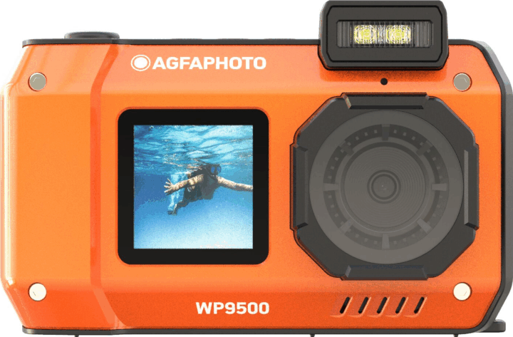 AgfaPhoto Realishot WP9500 Vízálló digitális fényképezőgép - Narancssárga AgfaPhoto Realishot WP9500 Vízálló digitális fényképezőgép - Narancssárga