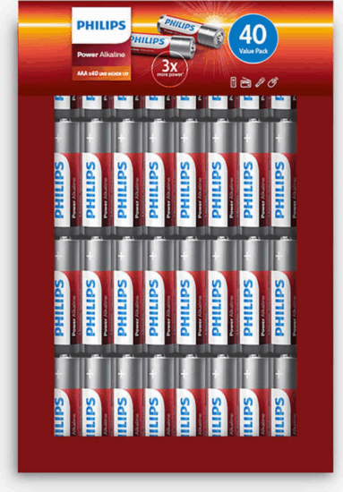 Philips PHIL-LR03P40FP/10 Power Akáli Mikro Ceruzaelem AAA (40db /csomag)
