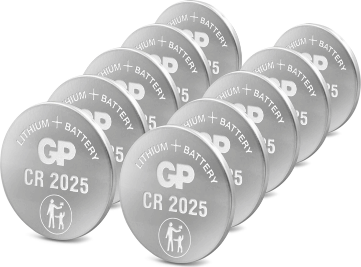 GP CR2025 Lítium gombelem 3.0V (10db /csomag) GP CR2025 Lítium gombelem 3.0V (10db /csomag)
