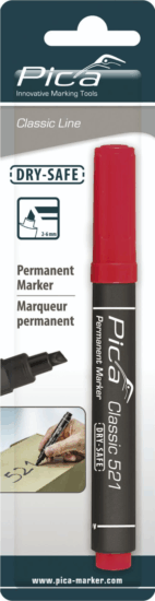 Pica 521/40/SB Alkoholos filctoll 2-6 mm - Piros Pica 521/40/SB Alkoholos filctoll 2-6 mm - Piros