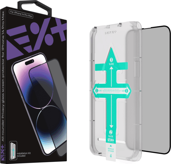 NextOne All-Rounder Privacy Apple iPhone 14 Pro Max Telefon kijelzővédő üveg NextOne All-Rounder Privacy Apple iPhone 14 Pro Max Telefon kijelzővédő üveg