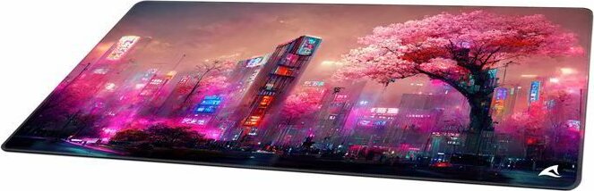 Sharkoon SKILLER SGP40 D4 Gaming Egérpad 1000 x 500mm - Neon Rózsaszín mintás