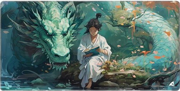 Sharkoon SKILLER SGP40 D8 1000 x 500mm - Kékeszöld mintás Sharkoon SKILLER SGP40 D8 1000 x 500mm - Kékeszöld mintás