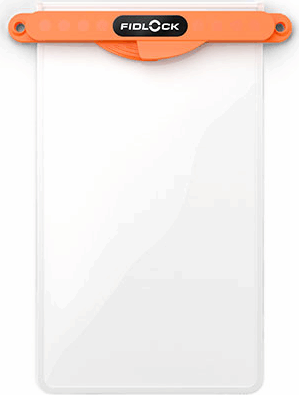 Fidlock D-11111A Hermetic Univerzális Vízálló tok - Áttetsző / Narancssárga