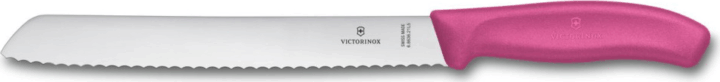Victorinox V-6.86 36.21L5B Kenyérvágó kés 21cm - Rózsaszín