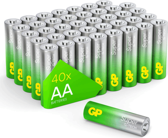 GP GPSUP15A984S40 Super Alkáli Ceruzaelem AA (40db /csomag)