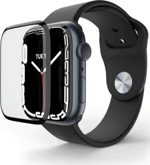 NextOne 3D Apple Watch S7 / S8 / S9 Kijelzővédő üveg - 45 mm