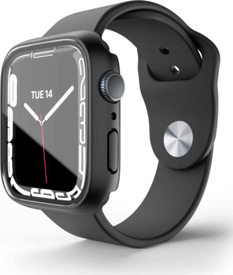 NextOne 2in1 Apple Watch 7/8/9 Tok + kijelzővédő - Fekete (41mm)