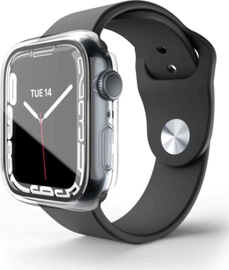 NextOne 2in1 Apple Watch 7/8/9 Tok + kijelzővédő - Átlátszó (41mm)