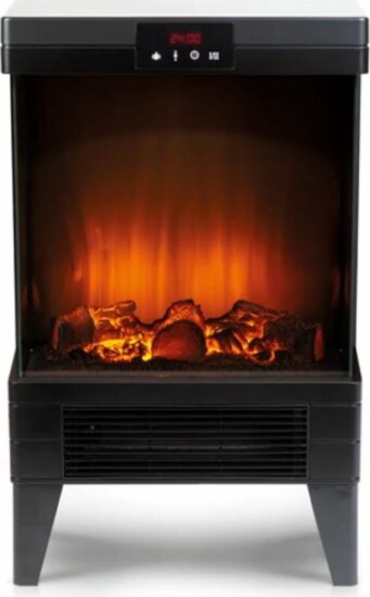 Bewello BW2105 Szabadonálló Elektromos Kandalló 2000 W - Fekete