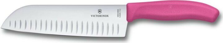 Victorinox V-6.85 26.17L5B Santoku rozsdamentes acél kés 17cm - Pink