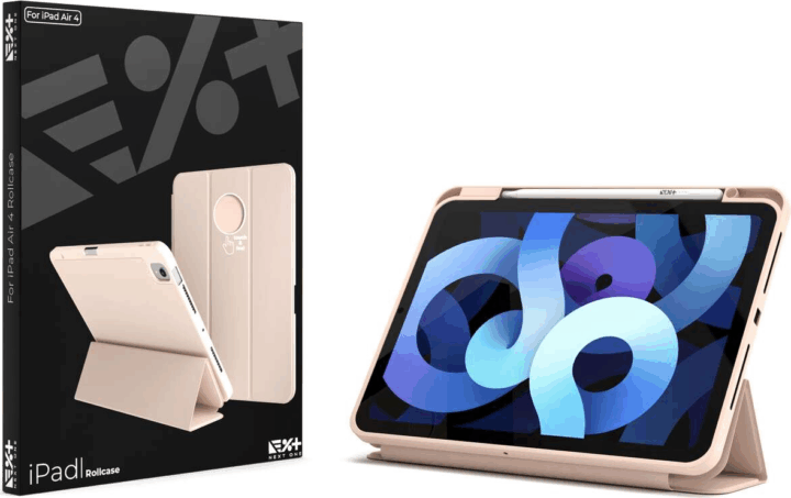 NextOne RollCase Apple iPad Air 4 (2020) / Air 5 (2022) Tablet tok - Rózsaszín