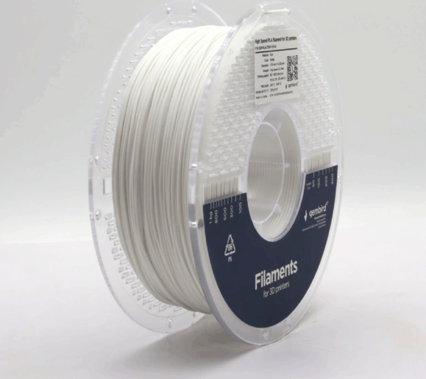 Gembird High Speed Filament PLA 1,75mm 1 kg - Fehér Gembird High Speed Filament PLA 1,75mm 1 kg - Fehér