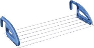 Metaltex MX405810 Erkélyre akasztható ruhaszárító 52 x 34 x 19 cm - Kék / Inox