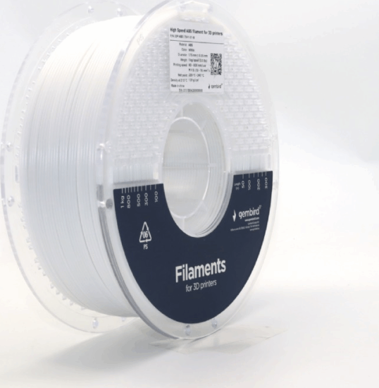 Gembird High Speed Filament ABS 1,75mm 1 kg - Fehér