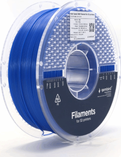 Gembird High Speed Filament ABS 1,75mm 1 kg - Kék