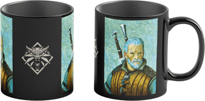 Good Loot The Witcher Geralt & Vincent van Gogh Hőre változó 450ml bögre ajándéktárgy Good Loot The Witcher Geralt & Vincent van Gogh Hőre változó 450ml bögre ajándéktárgy