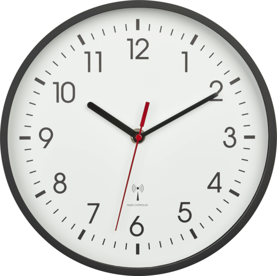 TFA Analog Falióra Ø 24.5cm - Fekete