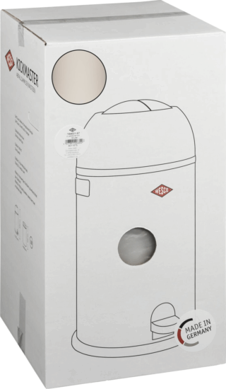 WESCO Kickmaster Soft 33 literes pedálos fém szemetes - Matt homok