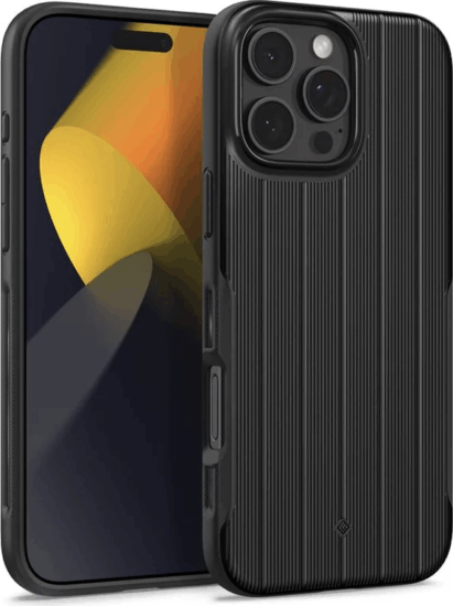 Spigen Caseology Dual Grip Apple iPhone 16 Pro MagSafe Telefon tok - Fekete Spigen Caseology Dual Grip Apple iPhone 16 Pro MagSafe Telefon tok - Fekete