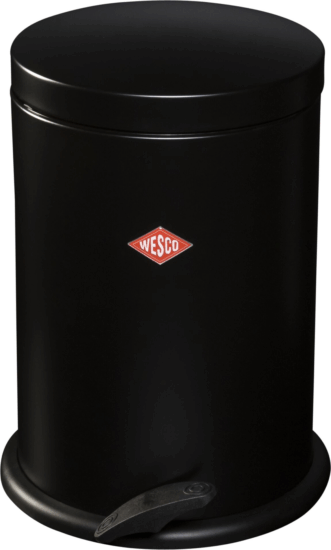 WESCO Treteimer Alpha 13 literes pedálos fém szemetes - Fekete