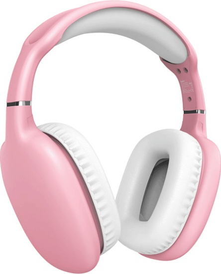 Snopy SN-BT43 Bluetooth Fejhallgató Headset - Fehér / Rózsaszín