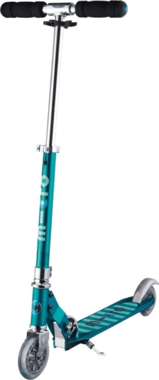 Micro Sprite LED 2 kerekű gyerek roller - Türkiz/Csíkos Micro Sprite LED 2 kerekű gyerek roller - Türkiz/Csíkos