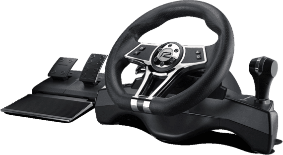 ready2gaming Hurricane Wheel Pro Multi Kormány és pedál - Fekete (PS4/PS3/PC/Switch)