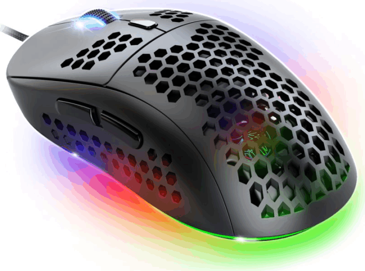 Spirit of Gamer S-PM4 RGB Vezetékes Gaming Egér - Fekete