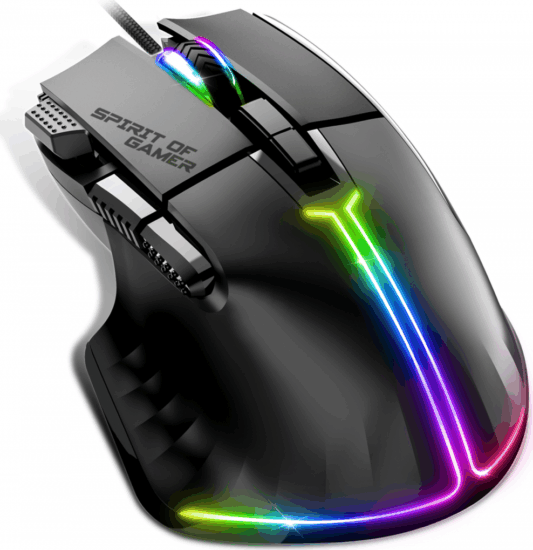 Spirit of Gamer Pro-M5 Wireless Gaming Egér - Fekete