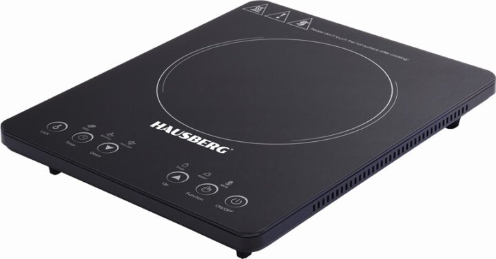 Hausberg HB-1525NG Hordozható 1 zónás Indukciós főzőlap 2000W - Fekete Hausberg HB-1525NG Hordozható 1 zónás Indukciós főzőlap 2000W - Fekete