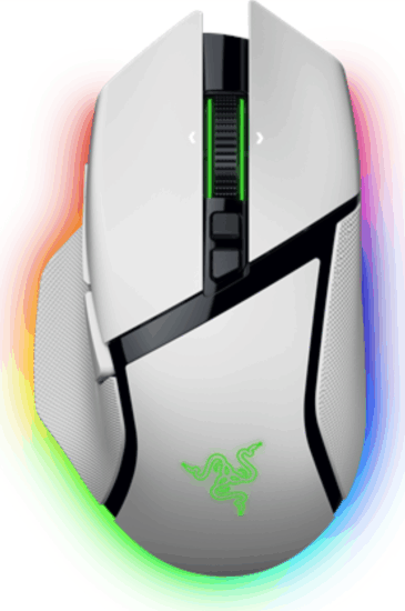 Razer Basilisk V3 Pro Wireless Gaming Egér - Fehér
