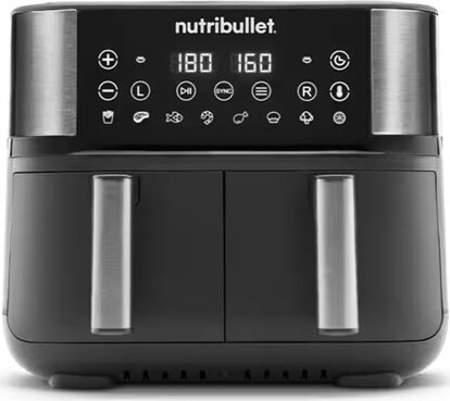 Nutribullet NBA081B AirFryer Forrólevegős Sütő 8L 2850W - Fekete