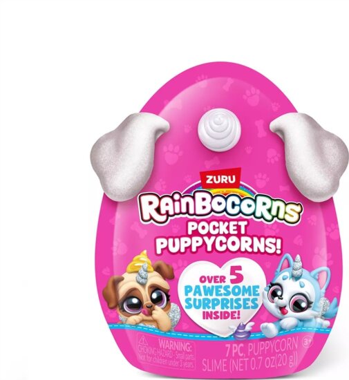 Zuru Toys Rainbocorns Pocket Puppycorn 1. széria Meglepetés figura 15 cm