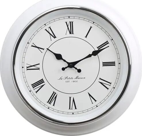 Mebus 12967 Quarz Falióra Ø 30cm - Fehér