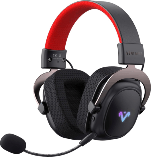 Ventaris VGHS202-BG Sonorus RGB Gamer Bluetooth Fejhallgató Headset - Fekete/Piros Ventaris VGHS202-BG Sonorus RGB Gamer Bluetooth Fejhallgató Headset - Fekete/Piros