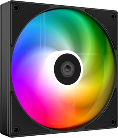 ID-Cooling AS-120-ARGB-K 120mm PWM ARGB Rendszerhűtő ventilátor - Fekete