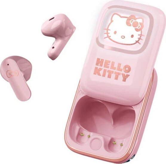 OTL Hello Kitty Bluetooth Fülhallgató Headset Töltőtokban - Rózsaszín OTL Hello Kitty Bluetooth Fülhallgató Headset Töltőtokban - Rózsaszín